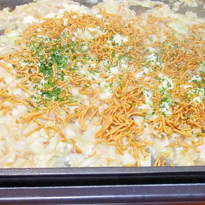 もんじゃ焼き ホットプレートで簡単!
